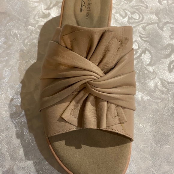 Clarks Blush Leather Women's Sandals Size 9M - Picture 3 of 8